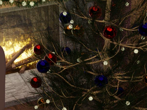 new year scene 3D Model