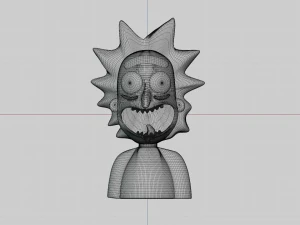 rick sanchez and portal 3D Model