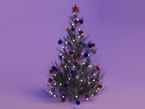 christmas tree 3D 모델