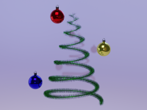 balls and tinsel 3D 모델