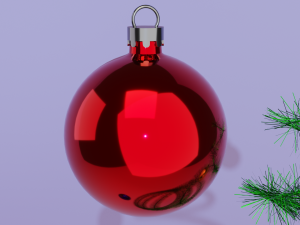 balls and tinsel 3D-Modell