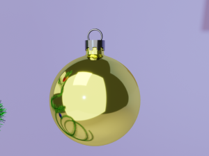 balls and tinsel 3D-Modell