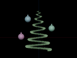 balls and tinsel 3D-Modell