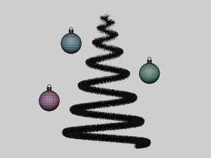 balls and tinsel 3D-Modell