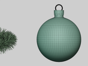 balls and tinsel 3D-Modell