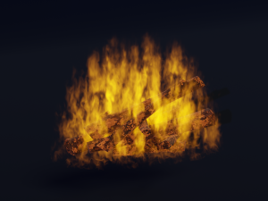 bonfire 3D Model