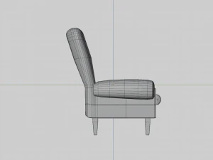 fauteuil Modèle 3D