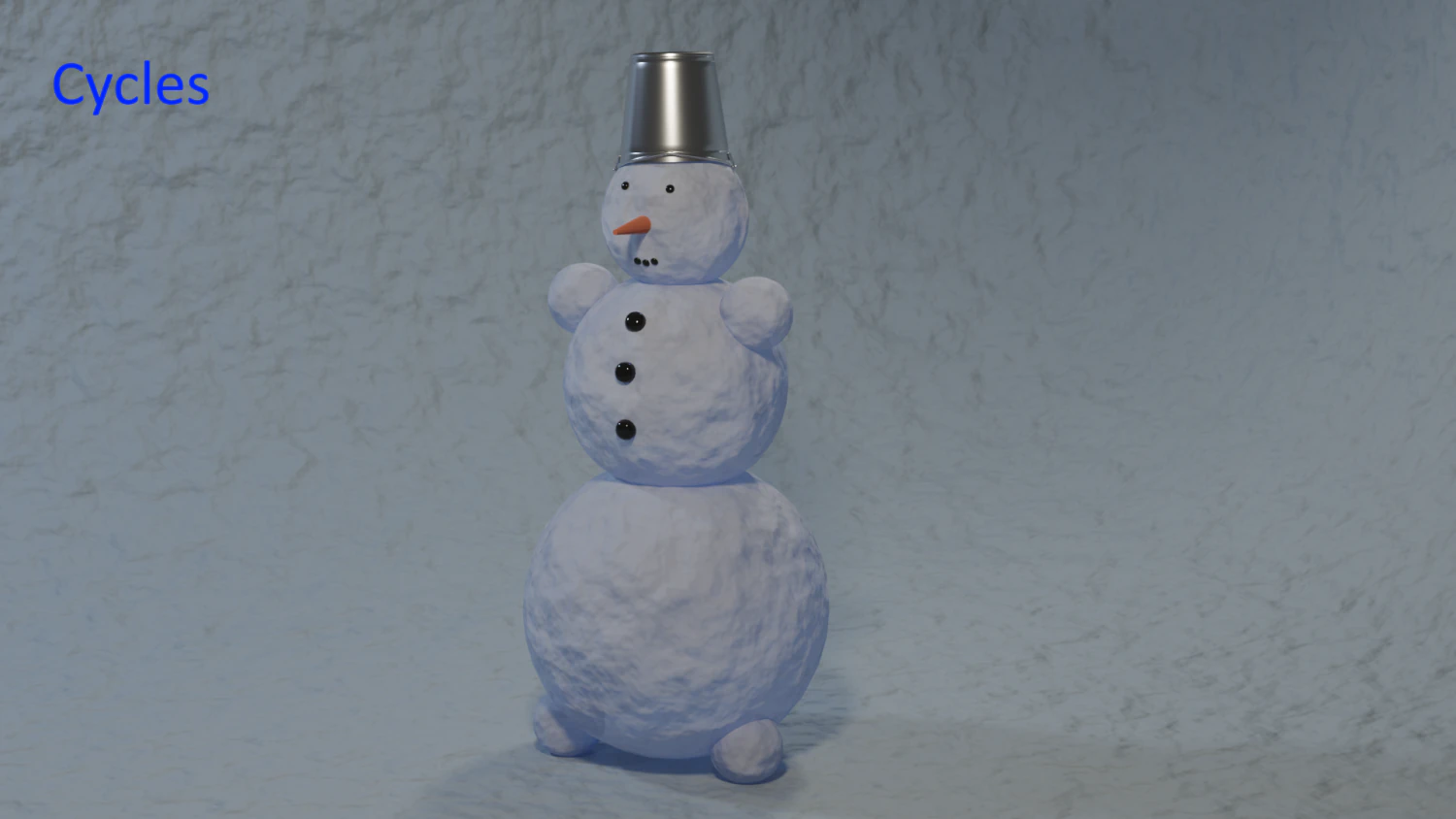 sneeuwman 3D Model .c4d .max .obj .3ds .fbx .stl .blend 
