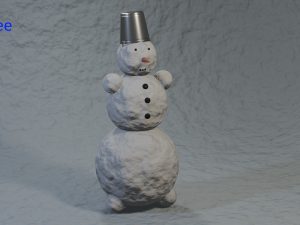 snowman 3D 모델