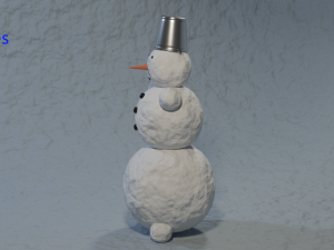 snowman 3D 모델