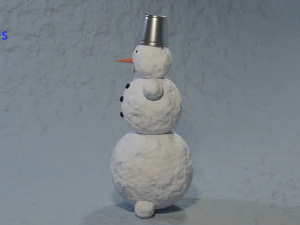 sneeuwman 3D Model