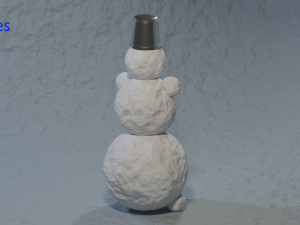 snowman 3D 모델