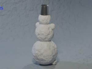 sneeuwman 3D Model