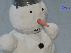 sneeuwman 3D Model