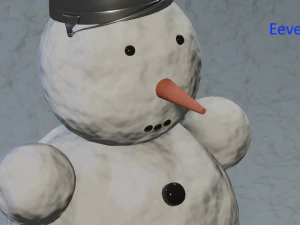 sneeuwman 3D Model