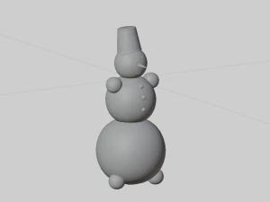 sneeuwman 3D Model