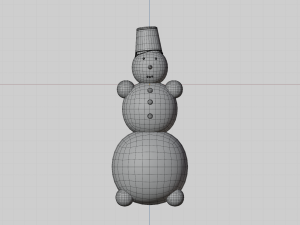 snowman 3D 모델
