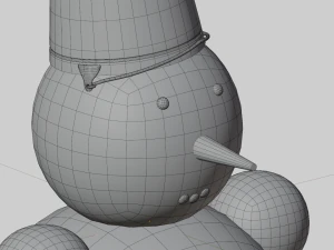 sneeuwman 3D Model