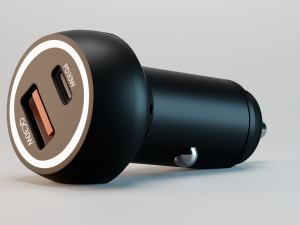 USB Car Charger Modelo 3D