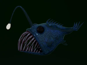 Ikan pemancing Model 3D