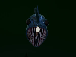 Ikan pemancing Model 3D