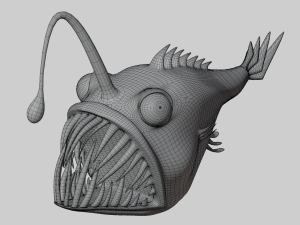 Angler fish Modèle 3D