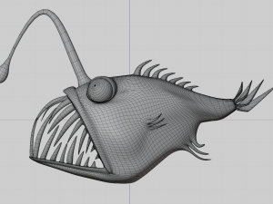 Angler fish Modèle 3D