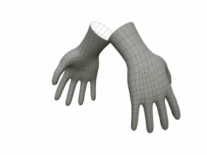 charcaters male anatomy low-poly 3D Model