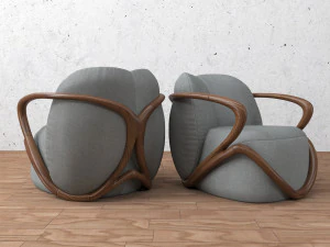 nowoczesna sofa Model 3D