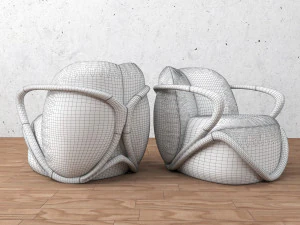 nowoczesna sofa Model 3D