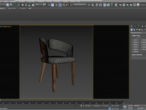 cadeira moderna Modelo 3D
