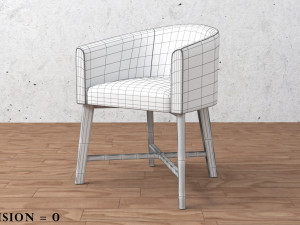 living room chair Modèle 3D