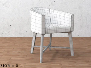 living room chair 3D Model