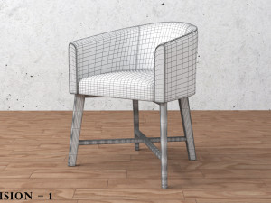 living room chair Modèle 3D