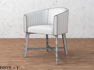 living room chair 3D Model