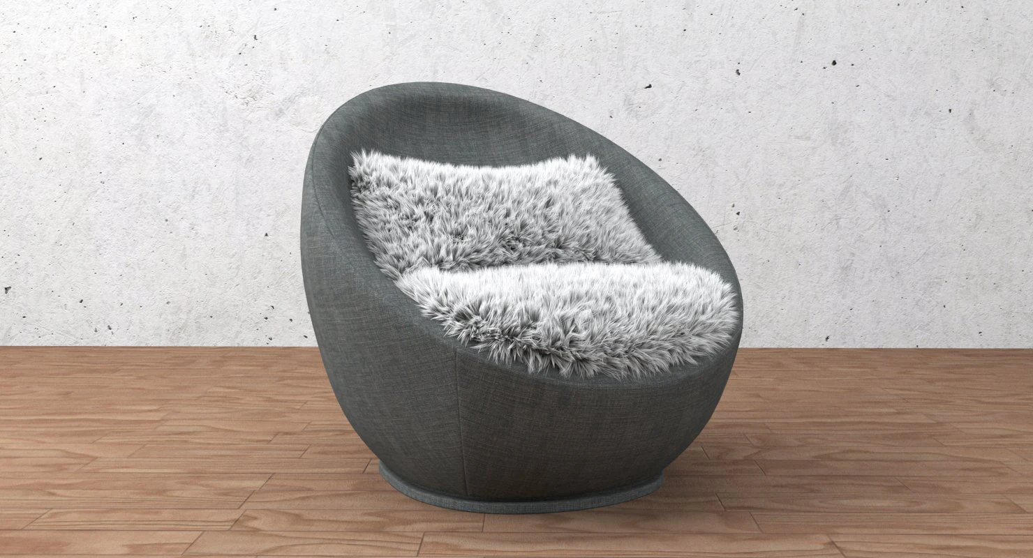 swivel chair 3D Model .c4d .max .obj .3ds .fbx .stl .blend 