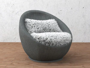 घूमने वाला कुर्सी 3D मॉडल