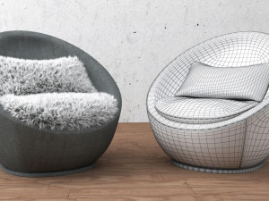 swivel chair Modelo 3D