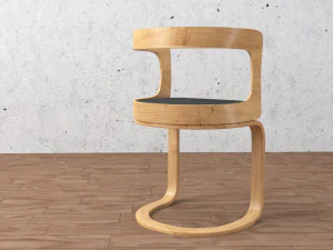 कुर्सी और मेज 3D मॉडल