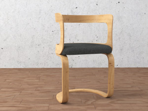 chair and table Modèle 3D