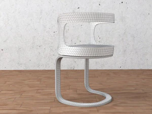 कुर्सी और मेज 3D मॉडल