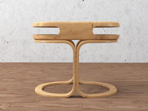 कुर्सी और मेज 3D मॉडल