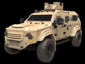 terradyne gurkha lapv Modello 3D