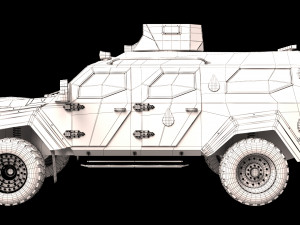 terradyne gurkha lapv 3D Model