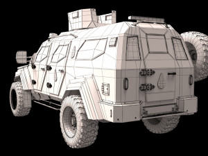 terradyne gurkha lapv 3D Model