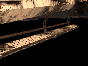 damaged terradyne gurkha lapv 3D 모델