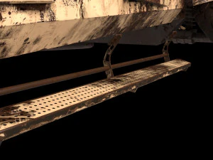 damaged terradyne gurkha lapv 3D Model