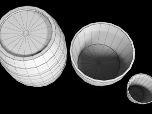 old wooden barrel 3D Model