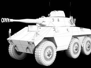 ee-9 cascavel 3D Model