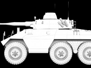 ee-9 cascavel 3D Model
